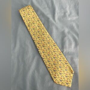🫒⛱️ VINEYARD VINES Men’s silk Neck Tie w drink garnishes olive, umbrellas 🦩⛱️🫒